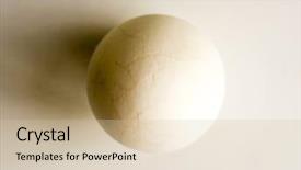  Presentation with crack - Beautiful presentation featuring crack white chicken egg backdrop and a soft green colored foreground