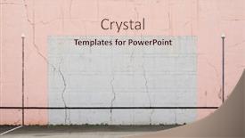  Presentation with cracked wall - Slide set having cracked-basque-pelota-wall-pink background and a lemonade colored foreground