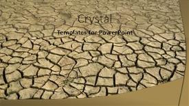  Presentation with dry - PPT layouts having cracked-dry-earth-with-cracks background and a coral colored foreground