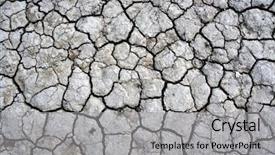  Presentation with cracked - Cool new PPT theme with cracked ground texture backdrop and a  colored foreground
