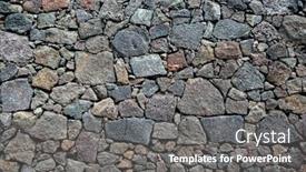  Presentation with lava - Audience pleasing presentation consisting of cracked-lava-textured-ground backdrop and a gray colored foreground