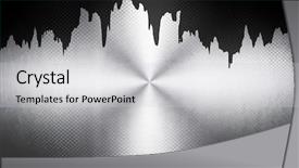  Presentation with carbon - Beautiful slide deck featuring cracked metal plate background backdrop and a light gray colored foreground