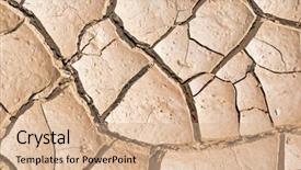  Presentation with weather - Slides with cracked mud puzzle background and a coral colored foreground