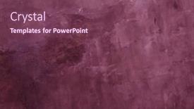  Presentation with cracked wall - Audience pleasing presentation design consisting of cracked-old-stone-wall-background backdrop and a violet colored foreground