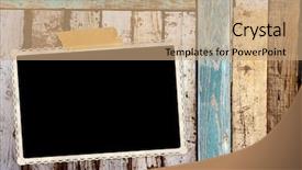  Presentation with old photo - Audience pleasing slides consisting of cracked paint mock up template backdrop and a coral colored foreground