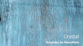  Presentation with cracked - Slides consisting of cracked paint on a wooden surface background and a light blue colored foreground