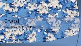  Presentation with cracked - Slides consisting of old dirty peeling light blue - cracked paint seamless background background and a teal colored foreground