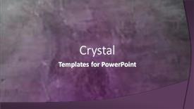  Presentation with cracked wall - Cool new slide deck with cracked-stone-wall-background-close backdrop and a gray colored foreground