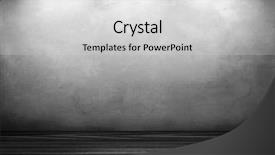  Presentation with room - Theme enhanced with cracked wall - old grunge interior room used background and a light gray colored foreground