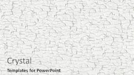  Presentation with cracked wall - PPT theme consisting of cracked-wall-seamless-pattern background and a white colored foreground