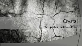  Presentation with crack - Audience pleasing slides consisting of cracked wall backdrop and a light gray colored foreground