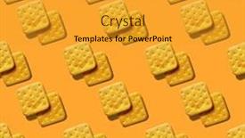  Presentation with orange - Slide set consisting of crackers-on-orange-background-modern background and a gold colored foreground