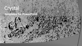  Presentation with paint high - Amazing presentation theme having crackle - background with crackling effect high backdrop and a gray colored foreground