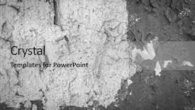  Presentation with paint high - Presentation consisting of crackle - background with crackling effect high background and a light gray colored foreground