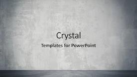  Presentation with concrete - PPT theme having crackle - empty room with concrete wall background and a light gray colored foreground