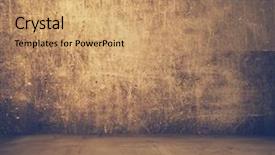  Presentation with old film - Slide deck consisting of crackle - old grunge interior vintage background background and a coral colored foreground