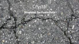  Presentation with asphalt - Theme with cracked pavement concrete broken road - cracks on asphalt background background and a gray colored foreground