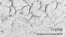  Presentation with salt - Theme featuring cracks on the salt ground background and a light gray colored foreground
