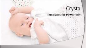  Presentation with baby sleep - PPT layouts consisting of cradle insomnia and sleep disorder background and a  colored foreground