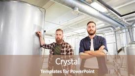  Presentation with craft beer - Colorful PPT layouts enhanced with craft brewery or non backdrop and a  colored foreground