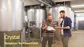  Presentation with craft beer - Audience pleasing slides consisting of craft brewery or non backdrop and a tawny brown colored foreground