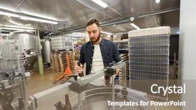  Presentation with alcoholic beverage - PPT theme having craft brewery or non background and a violet colored foreground