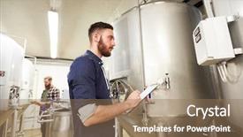  Presentation with brewery - PPT theme with craft brewery or non background and a  colored foreground