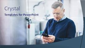  Presentation with brewery - Presentation theme featuring craft-brewery-owner-or-manager background and a lemonade colored foreground