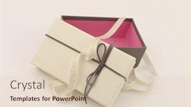  Presentation with craft - Slides enhanced with craft-empty-gift-box background and a lemonade colored foreground