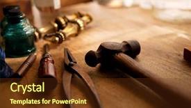  Presentation with craftsmanship - Audience pleasing presentation consisting of craftsmanship - antique restoration old and well backdrop and a tawny brown colored foreground