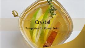  Presentation with winter - Amazing theme having cranberry cinnamon tea - winter drink backdrop and a  colored foreground