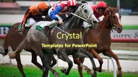  Presentation with win - Slide deck consisting of conference banqueting - interior of the restaurant background and a violet colored foreground