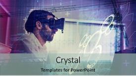  Presentation with composite construction - Cool new slides with crane and building construction site against composite image of interface backdrop and a mint green colored foreground