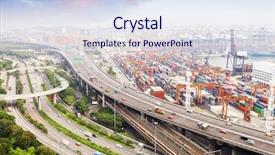  Presentation with skyline - Audience pleasing PPT theme consisting of crane movements - skyline and cityscape of modern backdrop and a  colored foreground