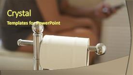  Presentation with smartphone - Theme having craps - young caucasian man using his background and a tawny brown colored foreground