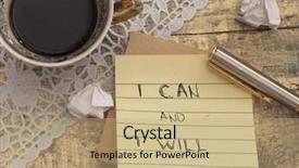  Presentation with motivation - Colorful slides enhanced with crativity - cup of coffee with motivation backdrop and a  colored foreground