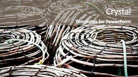  Presentation with heavy fire in an old - Audience pleasing presentation consisting of cray - old crayfish pots - strahan backdrop and a gray colored foreground