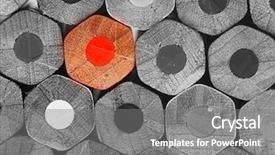  Presentation with crayons - Theme with crayons stack texture black background and a gray colored foreground