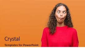  Presentation with hispanic - Cool new slides with crazy and comical gesture funny backdrop and a gold colored foreground