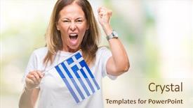  Presentation with hispanic millennials - Audience pleasing presentation theme consisting of crazy and yelling with raise backdrop and a cream colored foreground