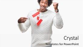  Presentation with canada flag - Slide set having crazy and yelling with raise background and a white colored foreground