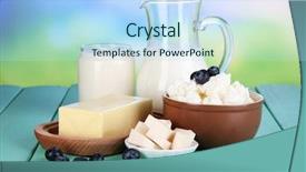  Presentation with dairy products - Presentation theme consisting of backlinks backlinks blogging businessman casual background and a coral colored foreground