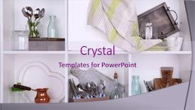  Presentation with cooking equipment kitchen utensils - Slides featuring creakers - kitchen utensils and tableware background and a lemonade colored foreground