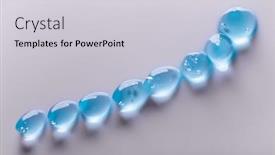  Presentation with serum - Slide set with enzymes - cream gel transparent cosmetic sample background and a light gray colored foreground