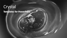  Presentation with cosmetic - Amazing PPT theme having cream gel transparent cosmetic sample texture with bubbles isolated on black background cosmetic cream transparent gel serum texture with micro bubble on black background beauty concept backdrop and a dark gray colored foreground