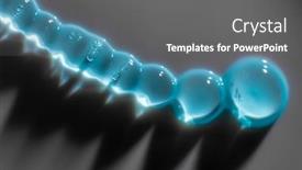  Presentation with beauty cosmetic - Slides featuring cream-gel-transparent-cosmetic-sample background and a gray colored foreground