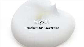  Presentation with ointment cream - Presentation theme having cream isolated on white background background and a white colored foreground