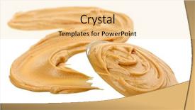  Presentation with peanut - Amazing slides having creamy peanut butter in spoon backdrop and a blonde colored foreground