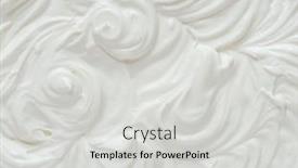 Presentation with cream - Presentation theme featuring creamy-pics-in-yoghurt background and a light gray colored foreground