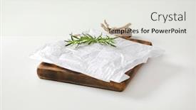  Presentation with paper cutting - Audience pleasing PPT layouts consisting of creased-sheet-of-white-wax backdrop and a white colored foreground